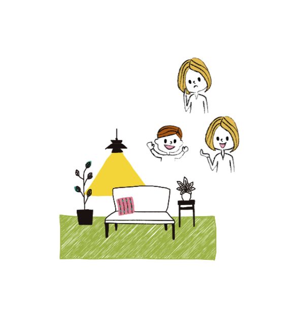 LIXIL様 / インテリアイラスト