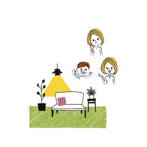 LIXIL様 / インテリアイラスト