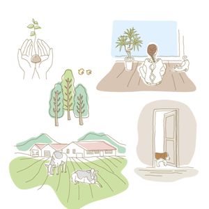 LIXIL様 / インテリアイラスト